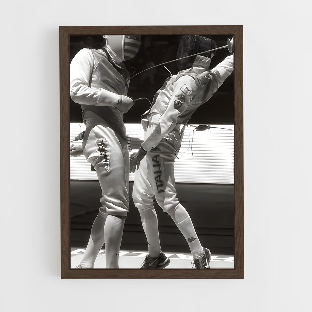 Poster Olympics fencing – affiche Escrime (vue 5)